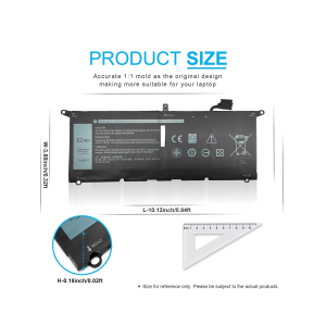 DXGH8 laptop Battery for Dell XPS 13 9360 9380 Inspiron 13 7390 7391 2-in-1 5390 Best price in Nepal