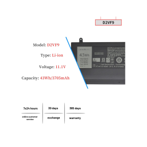 D2VF9 Laptop Battery for Dell Inspiron 15 7547 7548 Vostro 14 5459